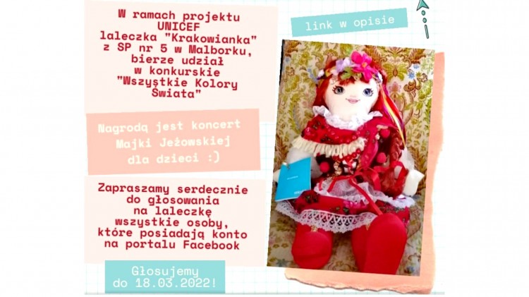 Malbork. Głosujmy na Krakowiankę – uczniowie ZSP1 mają szansę wygrać…