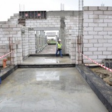 Malbork : Akt erekcyjny wmurowany w mury sali gimnastycznej przy SP nr…