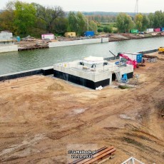 Most w Nowakowie. Postęp prac na budowie II etapu drogi wodnej: Zalew…