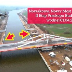 Nowakowo. Nowy Most już obrócony! owy most już obrócony. II Etap Przekopu…