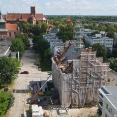 Malbork. Trwa modernizacja Staromiejskiego Ratusza ? zobacz nagranie z…